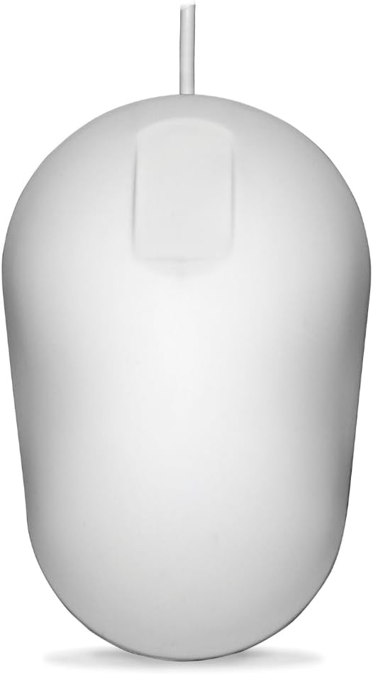 PUREKEYS Medical Mouse Touch Scroll USB-Cabled White