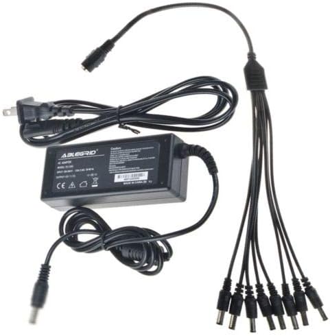 GreatPowerDirect 12V 5A 8 DC Power Supply for CCTV Security Camera DVR Split Swann Lorex Defender