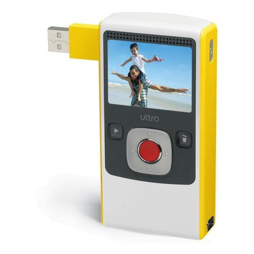 Flip Ultra Video Camera - Yellow, 4 GB, 2 Hours (2nd Generation)