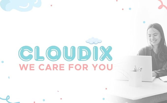 CLOUDIX - Cloud Keyboard Wrist Rest. Set Mouse Pad Phone Holder Tablet Holder Ergonomic Cloud Wrist Pad with Memory Foam Non-Slip Base for Typing Pain Relief Home Office Laptop Gaming (Pink)