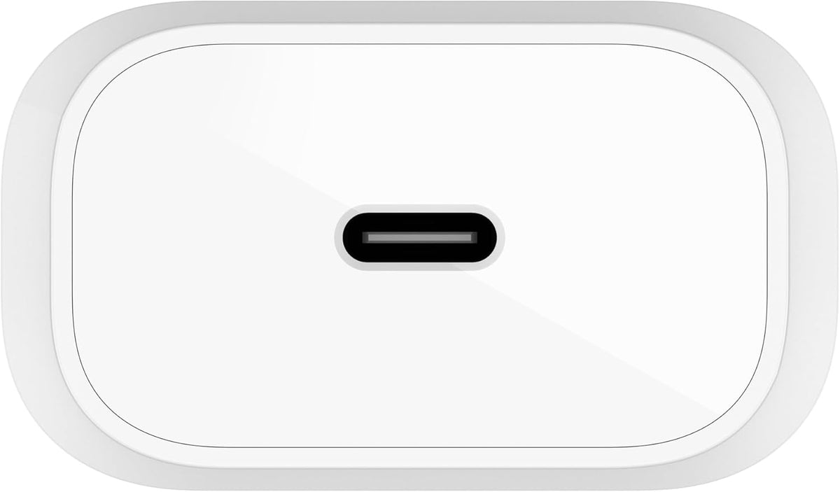 Belkin USB C Charger Block 25W - Power Delivery PPS Super Fast Charging - Apple iPhone 16 Series, Samsung Galaxy S25, iPad, AirPods, Nintendo Switch 2 & More