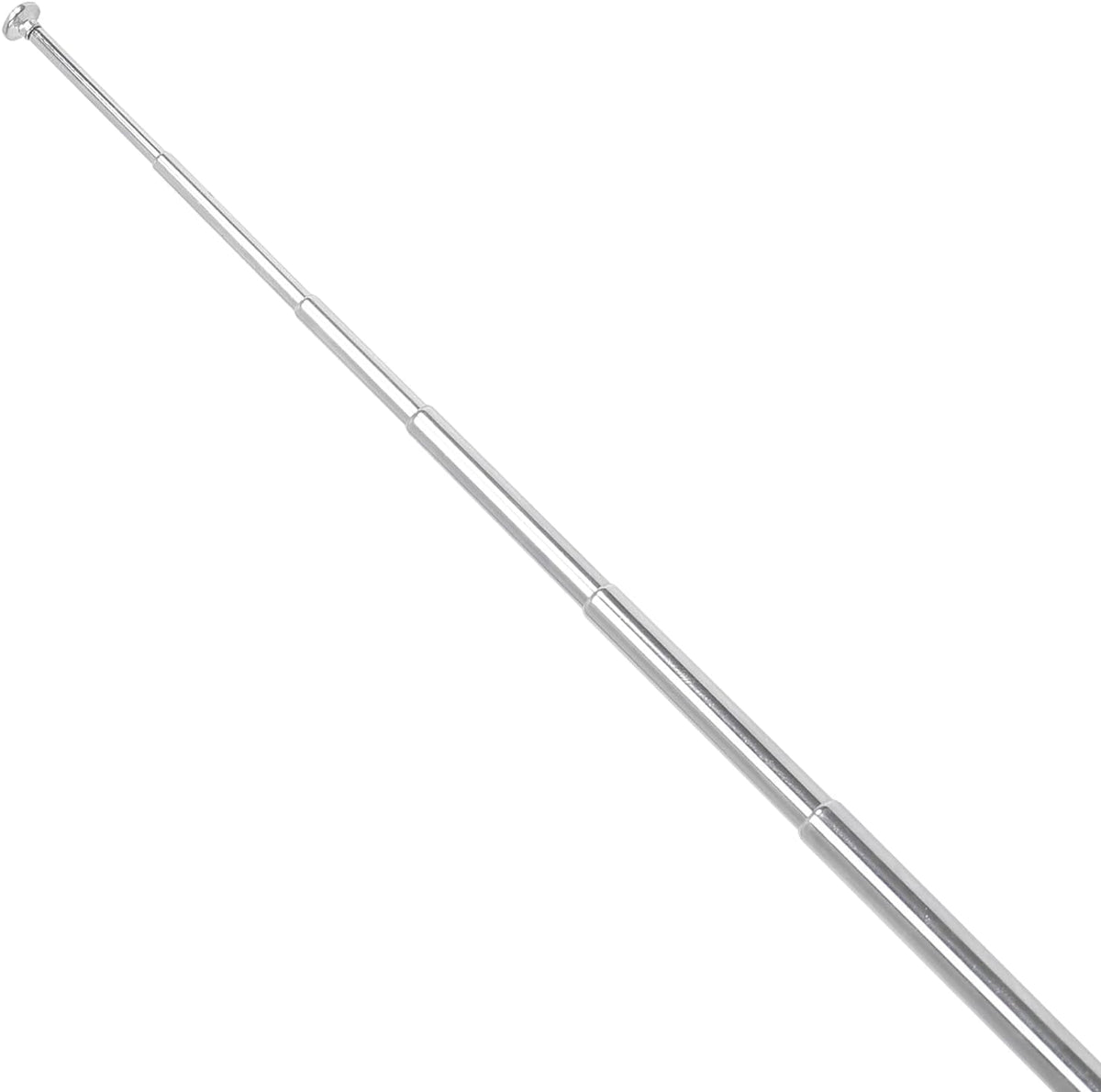 AEDIKO 5pcs M3 7 Female Antenna Telescopic Antenna Thread Sections AM FM Radio Universal Antenna for Radio TV Electric