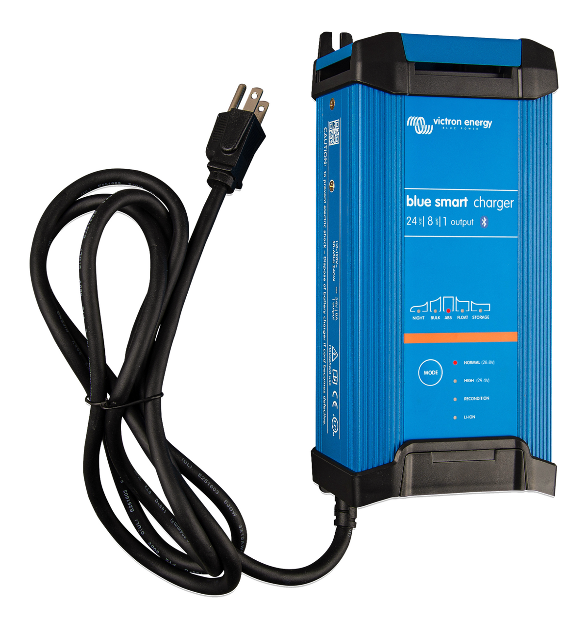 Victron BPC240845102 Blue Smart IP22 Charger 24/8(1) 120V NEMA 5-15