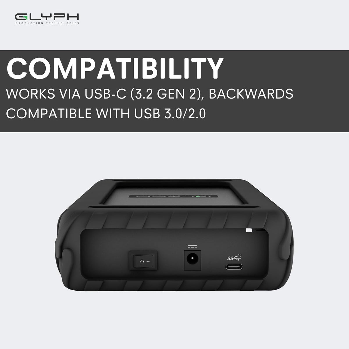 Glyph BlackBox Pro External Hard Drive 7200 RPM, USB-C (3.1,Gen2) (8TB)