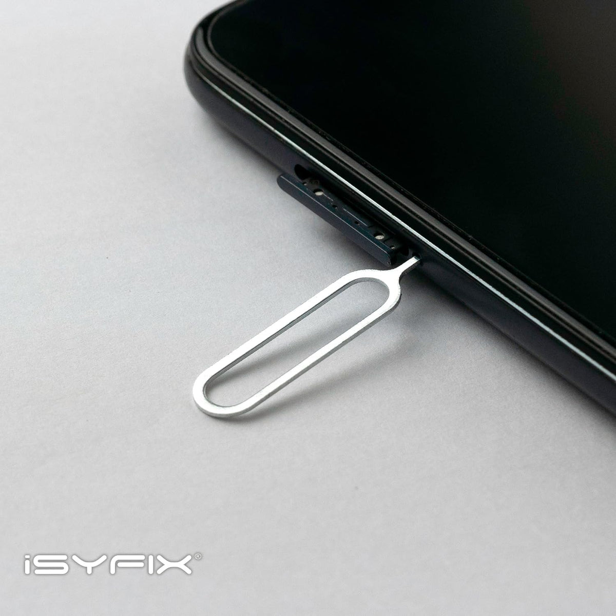 Sim Card Tray Pin Eject Removal Tool Needle Opener Ejector 10X Pack by iSYFIX for All iPhone, Apple iPad, HTC, Samsung Galaxy, and Most Smartphone Brands