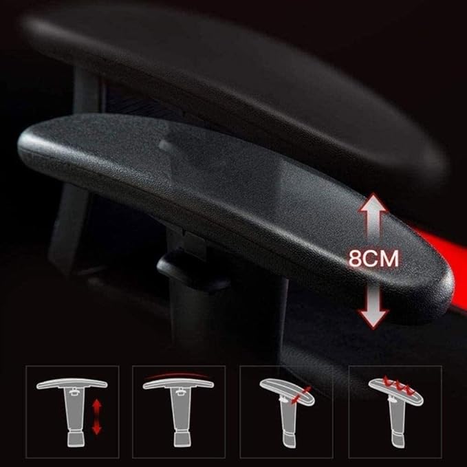 Office Chair Gaming Chair Computer Chair Office Gaming Chair Ergonomic Office Chair Desk Chair with Lumbar Support Arms Headrest Executive High Back Computer Chair for Adults (Color :