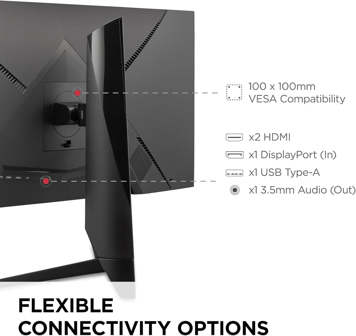 ViewSonic VX3418-2K 34 Inch 21:9 1440p 1ms 165Hz Gaming Monitor with FreeSync Premium, Eye Care, HDMI, DisplayPort and USB
