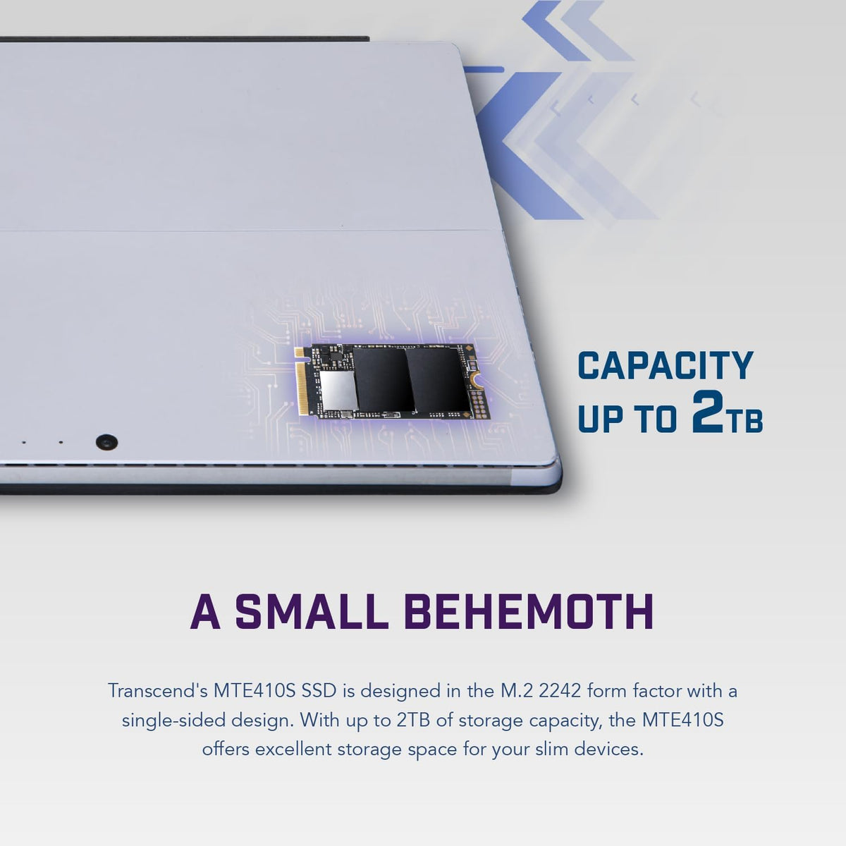 Transcend 512GB M.2 2242 SSD, Up to 5000MB/s, PCIe Gen4x4 NVMe 3D TLC, for Ultra-Thin Laptops, Lenovo Legion Go&Yoga Gen 6, ASUS ExpertBook&ZenBook, Mini PC, DRAM-Less Design for Low Power Consumption
