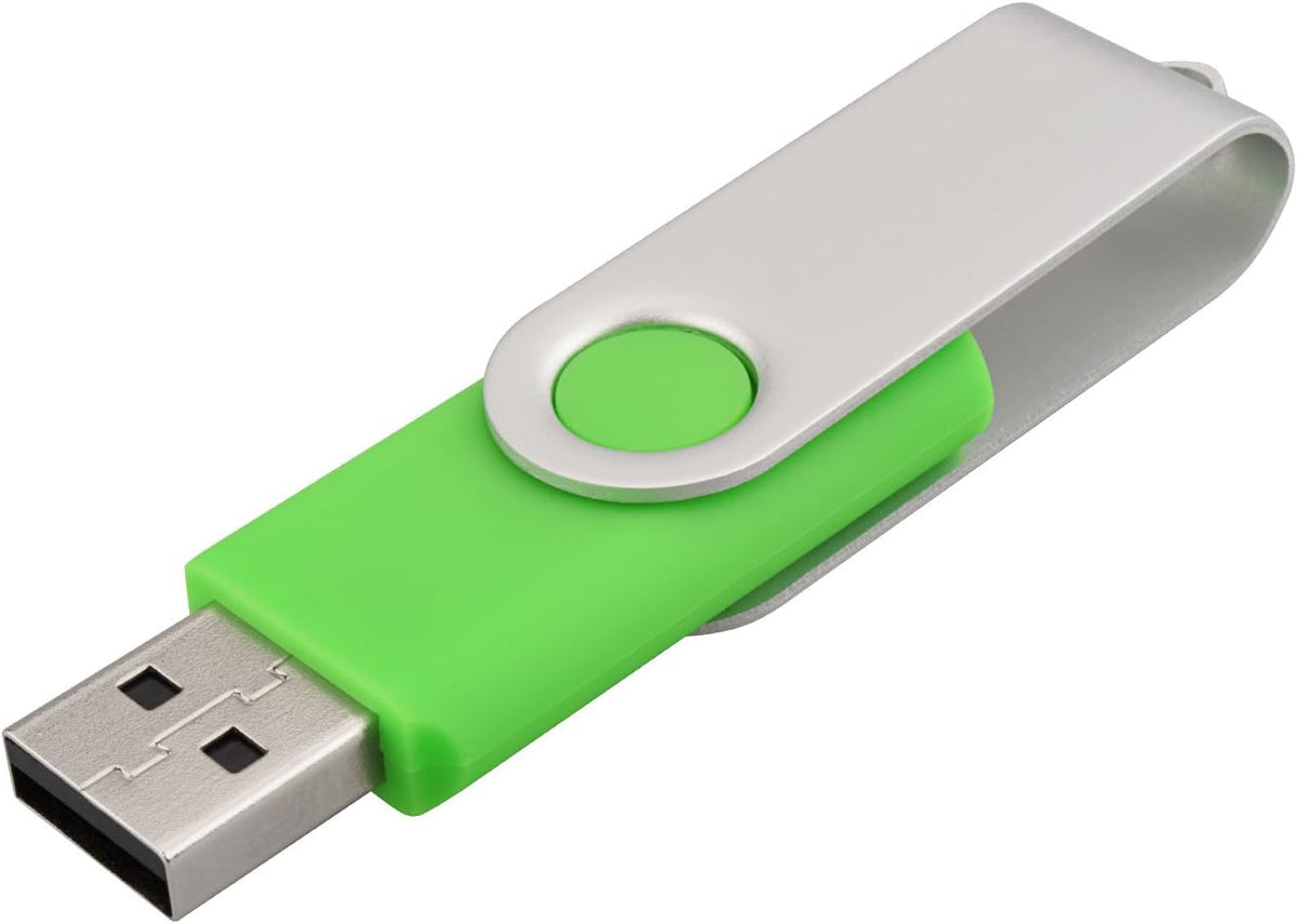 10 Pack 8GB USB Flash Drive 2.0 Memory Stick - Green