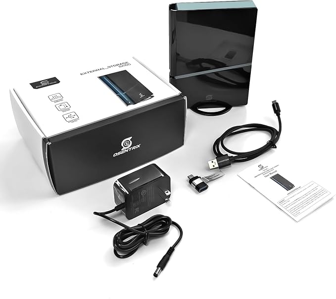 BX100 24TB USB 3.2 Gen 2 USB-C External Hard Drive for Windows or MacOS Desktop PC/Laptop