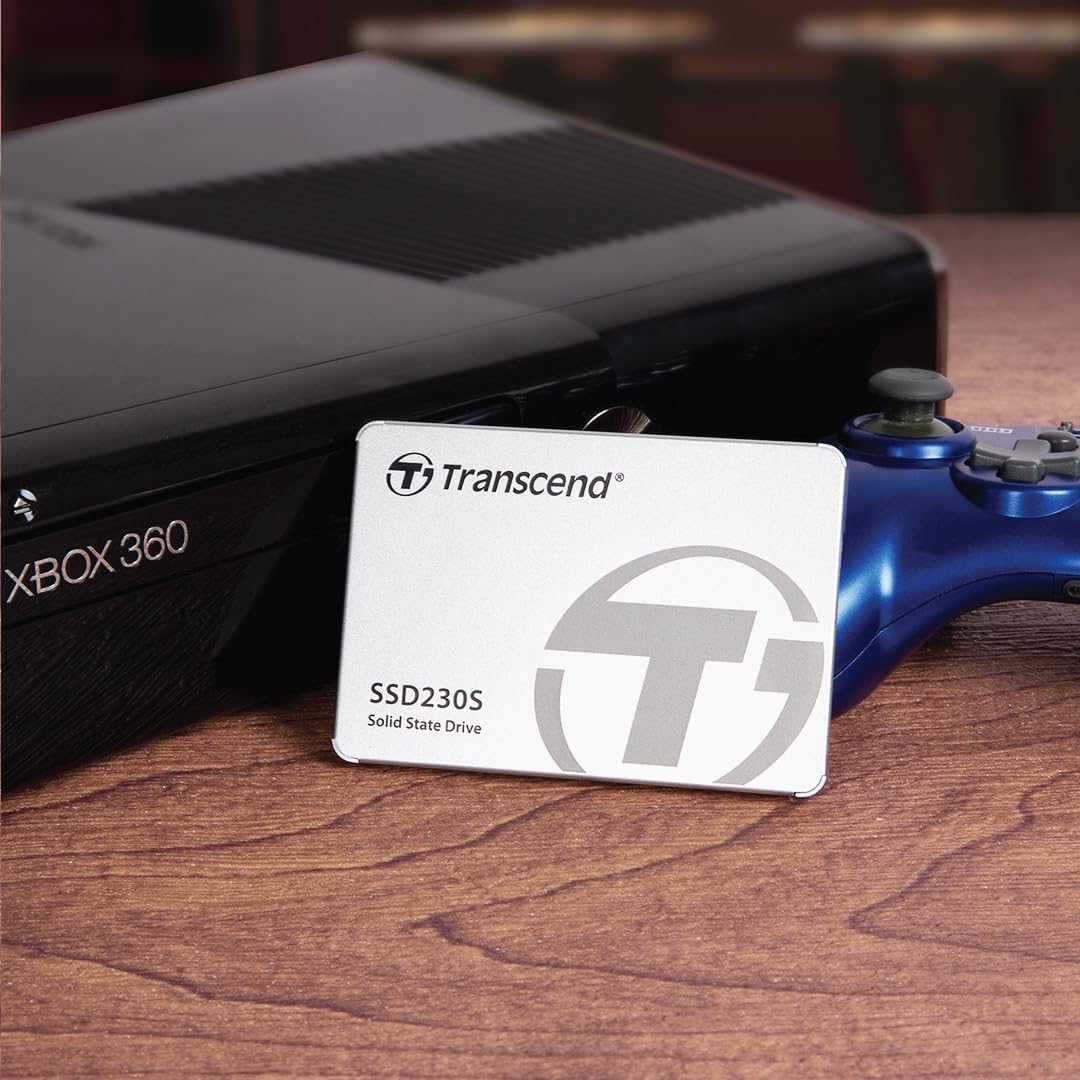 Transcend 4TB 2.5" SATA III SSD, Up to 560MB/s, Compatible with PS4, Laptops, Desktops, PCs, Notebooks, Internal Solid State Drive with SLC Cache, 3D TLC NAND, LDPC ECC - High-Speed SATA 6Gb/s Upgrade