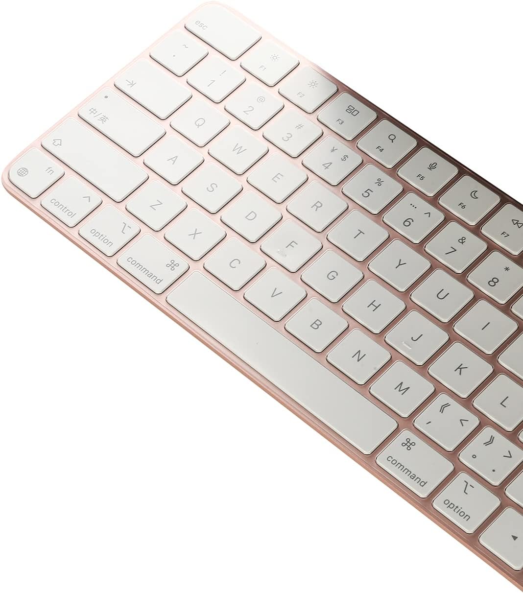 Keyboard Cover for New M4 iMac Magic Keyboard (Model A3203/A2450, w/o Touch ID, w/o Numeric Key) - Ultra Thin, Protective and Clear Keyboard Cover Protector Skin