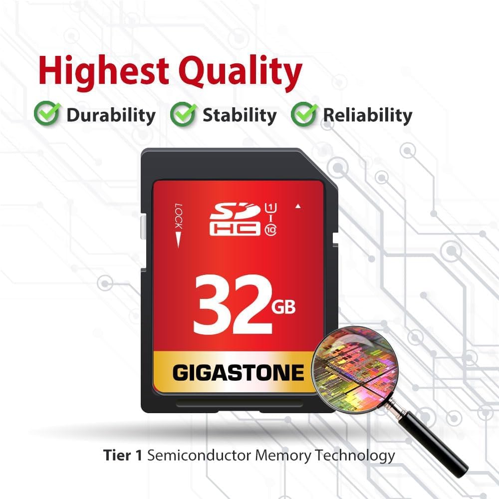 Gigastone GS-SDHC80U1-32GB-R (32GB) Prime Series SDHC Card