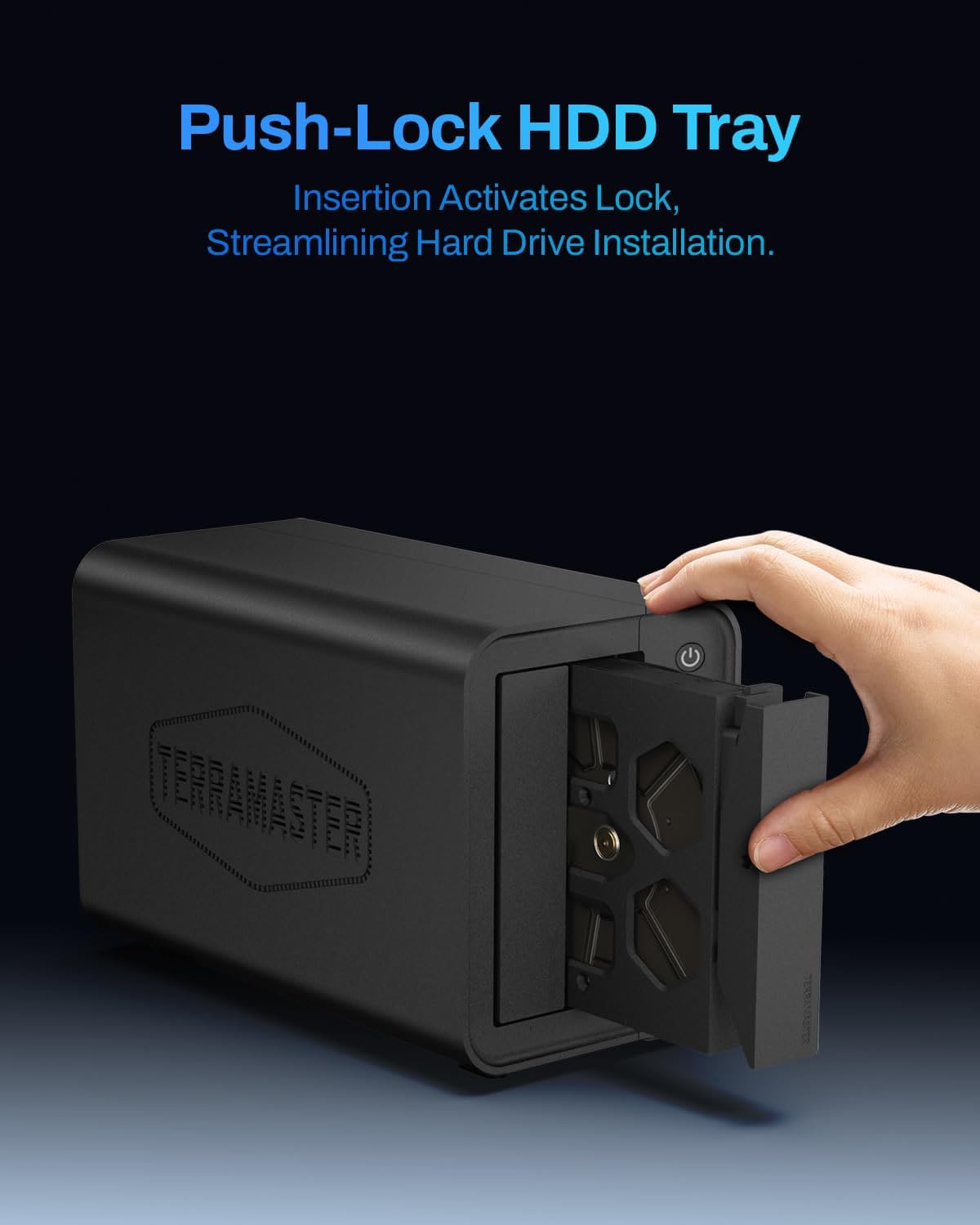 TERRAMASTER F2-425 2-Bay NAS Storage - Intel x86 Quad-Core CPU, 4GB RAM, 2.5GbE LAN, Network Attached Storage Multimedia Server for Home Users (Diskless)