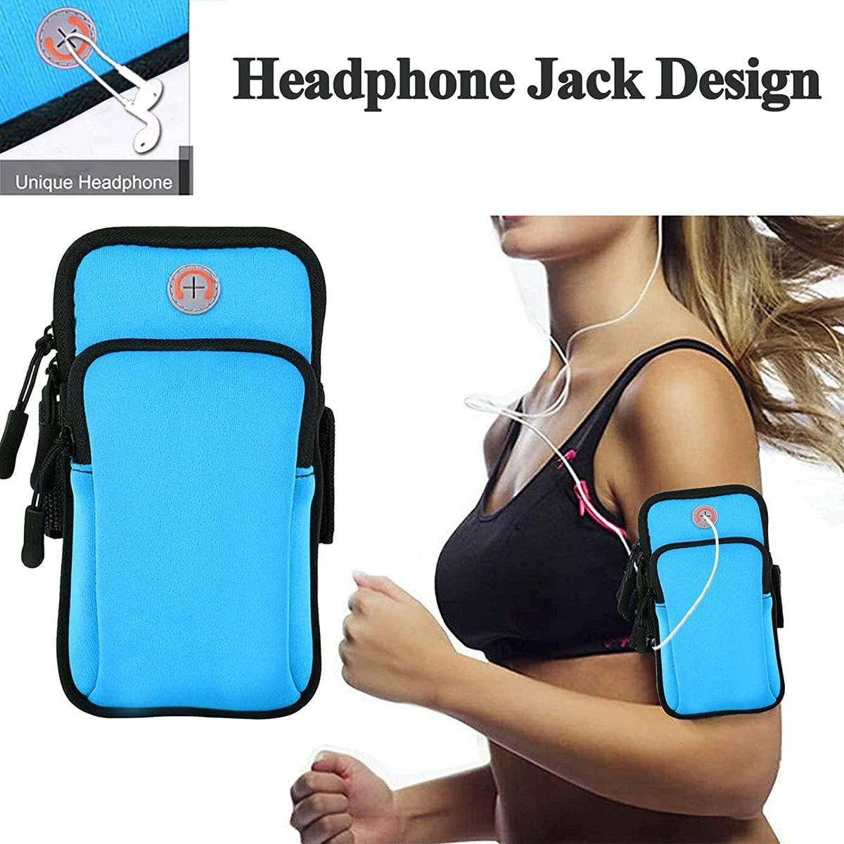 Phone Holder for Running Armband iPhone 16 16e 15 14 13 12 11 Pro Max Xs Xr X 8 Plus SE Mini,Galaxy Ultra S25 S24 S23 S22 Note 20 10,Cell Phone Arm Bands Sleeve Workout Gym Jogging Men Women
