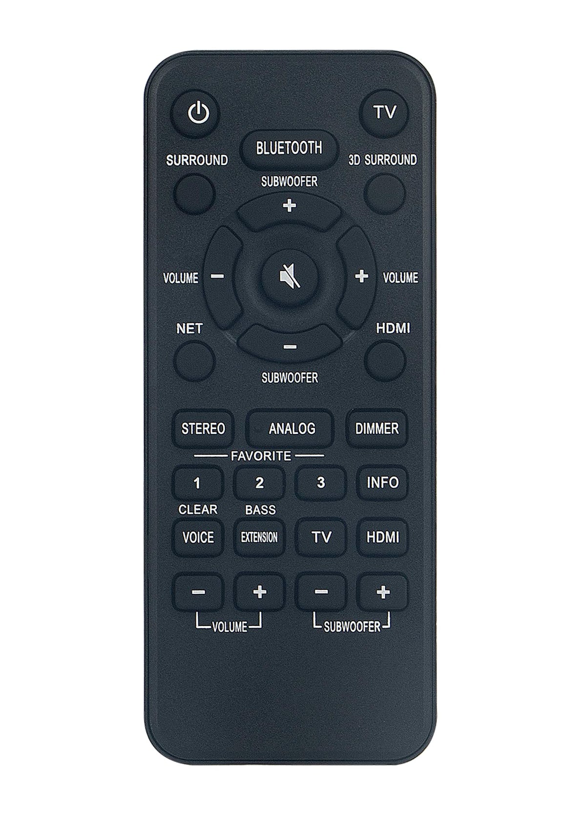VAH0130 Replaced Remote fit for Yamaha Front Surround System ATS-4080 MusicCast Bar 400 YAS-408 YAS408BL Soundbar 3D Surround So