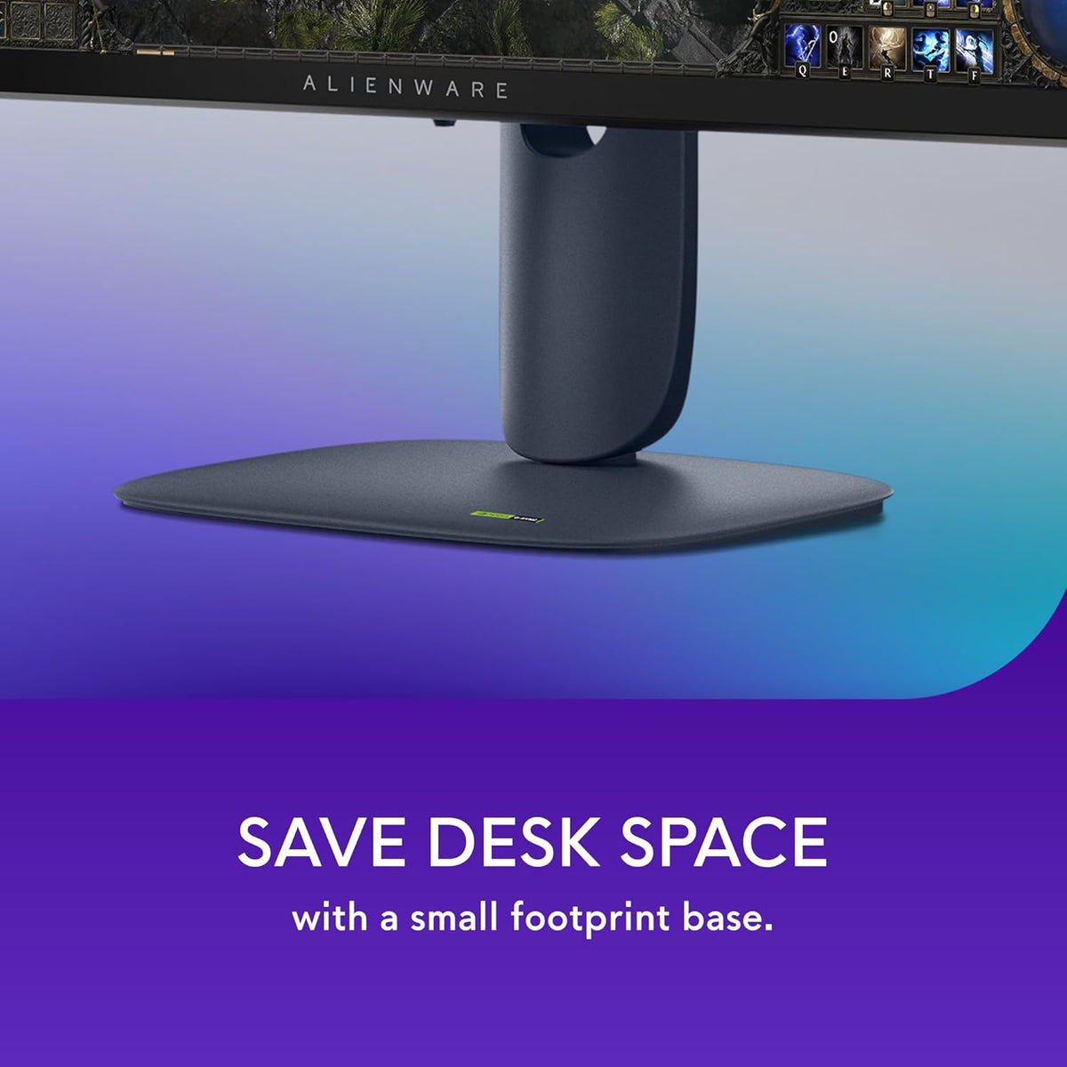 Alienware 27 Gaming Monitor - AW2725DM - 27-inch QHD 180Hz 1ms Display, IPS, NVIDIA G-SYNC, AMD Freesync, VESA AdaptiveSync.