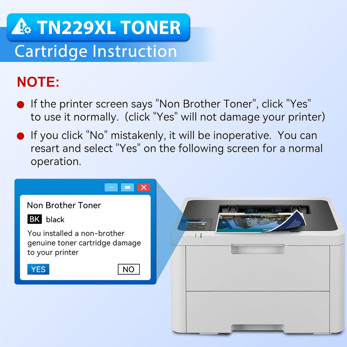 ZIPRINT TN229XL TN229 Toner 4 Pack Compatible Replacement for Brother TN229 TN 229 Toner Cartridges for Brother MFC-L3780CDW HL-L3280CDW MFC-L3720CDW HL-L3220CDW HL-L3300CDW HL-L3295CDW Printer
