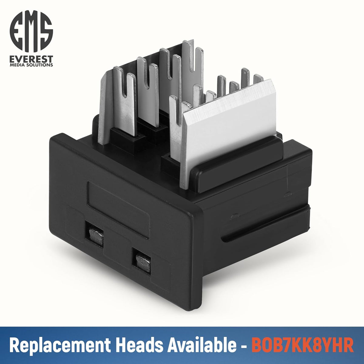 Everest easyJACK - 90° Angled Speed Termination Keystone Tool Set - with 20-Pack of RJ45 Cat6 Keystone Jacks in Black (Slim Profile Design) - Time Saver Network Punch Down Tool Cat6