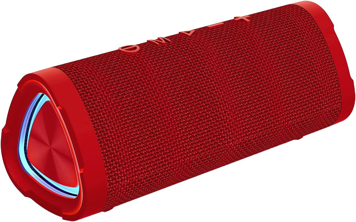 Vanzon Bluetooth Speakers V40 Portable Wireless Speaker V5.0 with 24W Loud Stereo Sound, TWS, 24H Playtime & IPX7 Waterproof, Suitable for Travel, Home&Outdoors(Red,HLJ)