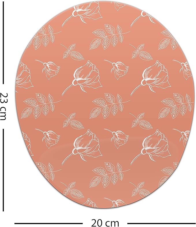 Ergonomic Mouse Pad with Wrist Rest Digital Printed Mouse Pad Anti-Tendon Sheath Problems Non-Slip Base for Office and Home Size:20x23cm