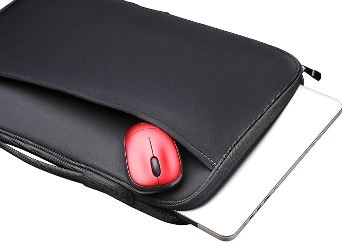 Logitech Bundle Wireless Mouse M217 – Red & 16” Sleeve