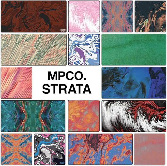 MPCO. Original Large Gaming Desk Mat – 36 x 17 Duraglyde Strata Pink Full Desk Mouse Pad for Smooth Precision – Non-Slip Washable Extra-Large PC Mouse Pad for Gaming Sessions