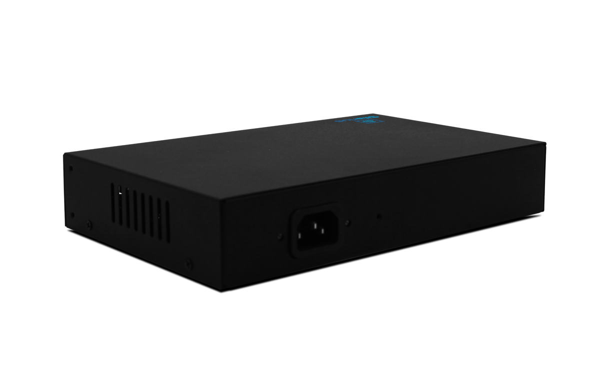 Silarius SIL-SW8POE 10 Ports POE switch with 8/100MB Ports PoE and 2 Gigabit Uplinks - 120W POE