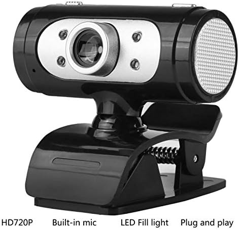 Computer Camera HD 1080P Webcam Mini Computer PC WebCamera with Microphone Rotatable Cameras for Live Broadcast Video Calling (Color : 1080p)