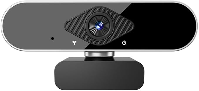 HD Webcam 4K/2K USB Camera for Desktop &amp Laptop - Plug and Play Facial Recognition Multiple Mounting Options