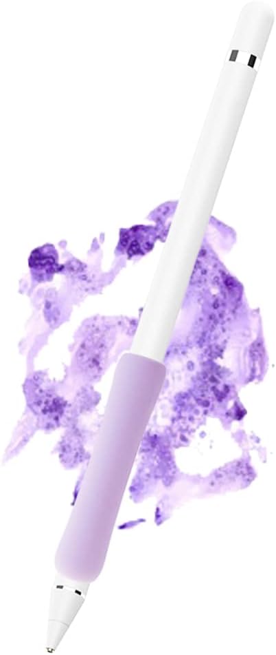 Stylus Pen for iPad, DOGAIN Stylus Pen for Touchscreen with Pruple Grip, Digital Active Fine Point Pen for Drawing/Writing/Playing, iPad Pencil Compatible with iOS/Android and Other Tablets
