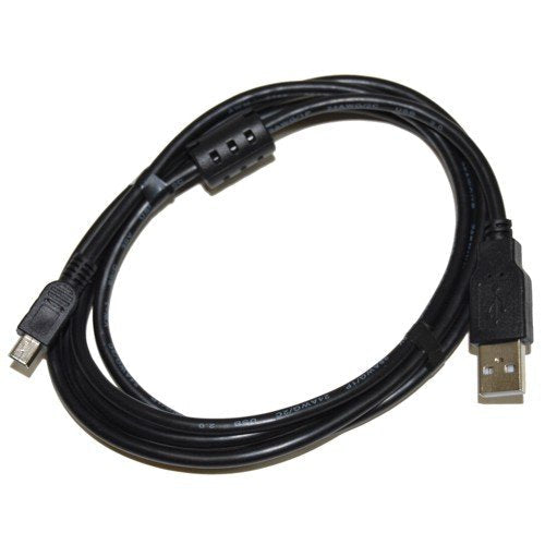 6ft DCR-SR42 DCR-SR42A DCR-SR45 DCR-SR46 HQRP Long USB to Mini USB Cable Compatible with Sony Handycam Camcorder