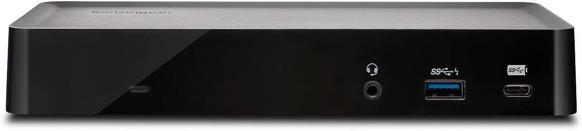 Kensington SD4700P Displaylink Docking Station – Dual Display for Any MacBook M1/M2/M3/M4 or Windows; 60W Power Delivery; TAA Compliant (K38240NA)