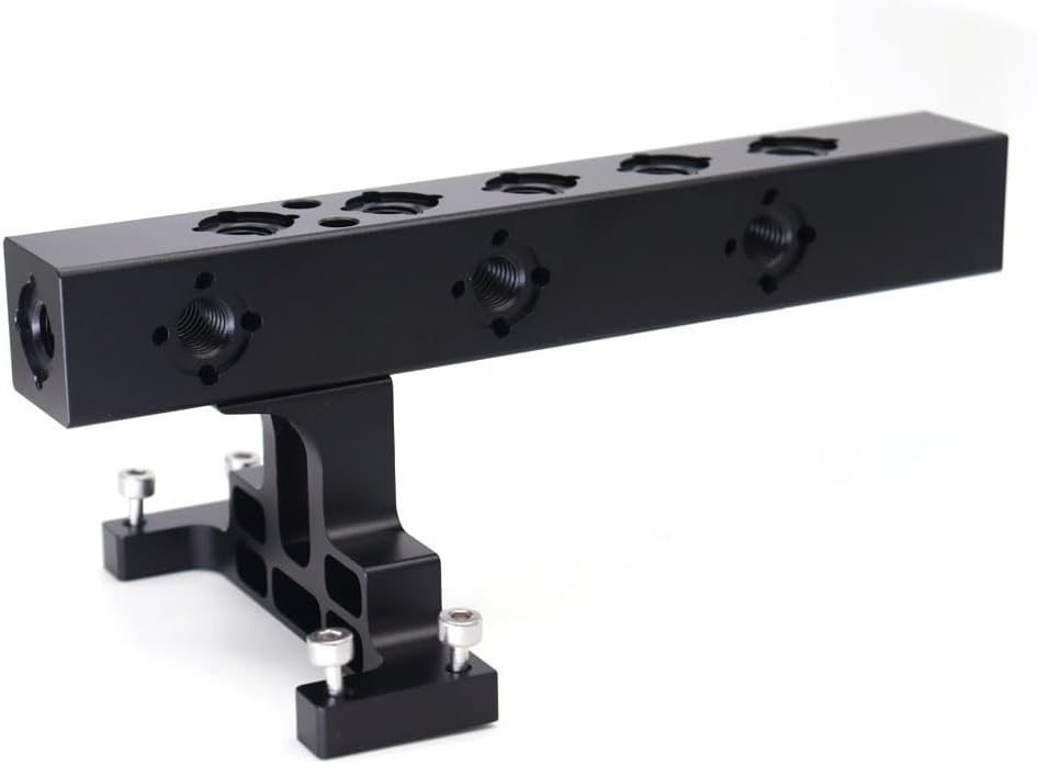 Lightweight Top Handle, Camera Top Handle Grip, Universal Handle with 5X 3/8'' Screw Adapters for DSLR Camera Rigs - Black