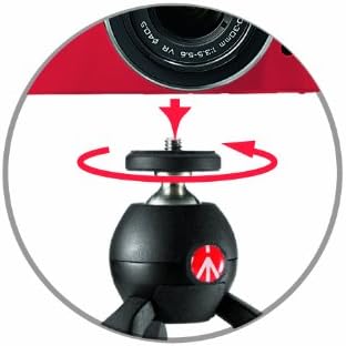 Manfrotto MTPIXI-B PIXI Mini Tripod, Black