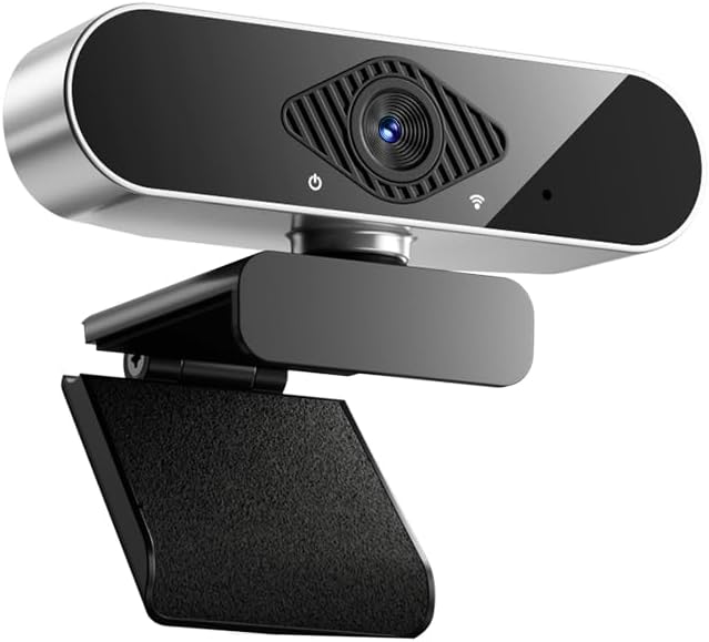 HD Webcam 4K/2K USB Camera for Desktop &amp Laptop - Plug and Play Facial Recognition Multiple Mounting Options