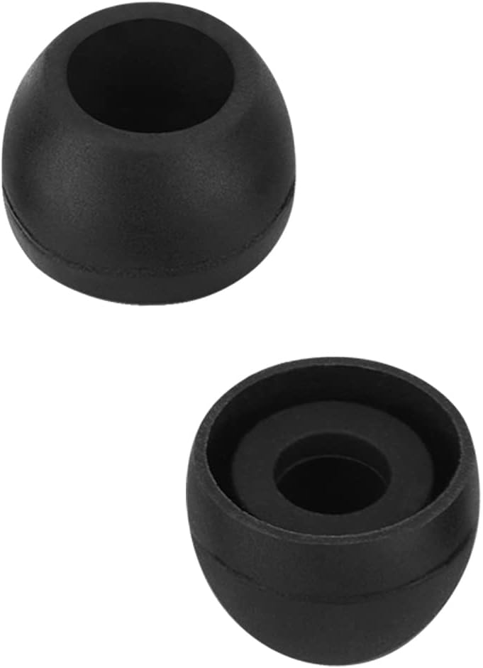 Earbud Tips - 9 Pairs, Compatible with Powerbeats 2/3, LG, Samsung - Black