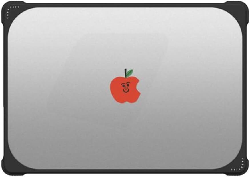 CASETiFY Bounce MacBook Pro 16-inch (M3/M4) Case [Enhanced Protective Corner Design/Ventilation Cutouts/Anti-Slip Grip] - Apple MacBook Case by Tess Smith-Roberts - Clear Black