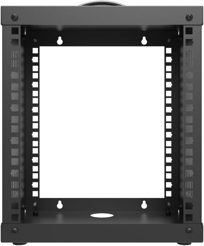 6U Small Network Cabinet-10 inch Server Rack for 10“ Server, Network, Audio and Video Equipments at Home or Office (6U)