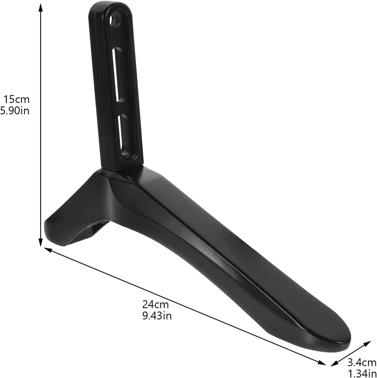 DECHOUS Universal TV Support Base with Screws - Black Tabletop Bracket for Living Room