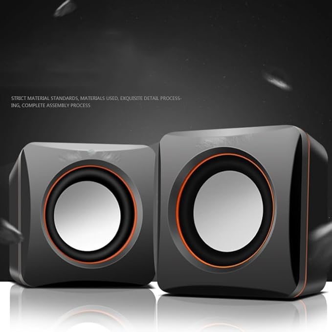 Mini Office Small Speaker Laptop Desktop Computer Speaker with Subwoofer Home Desktop Small Speaker