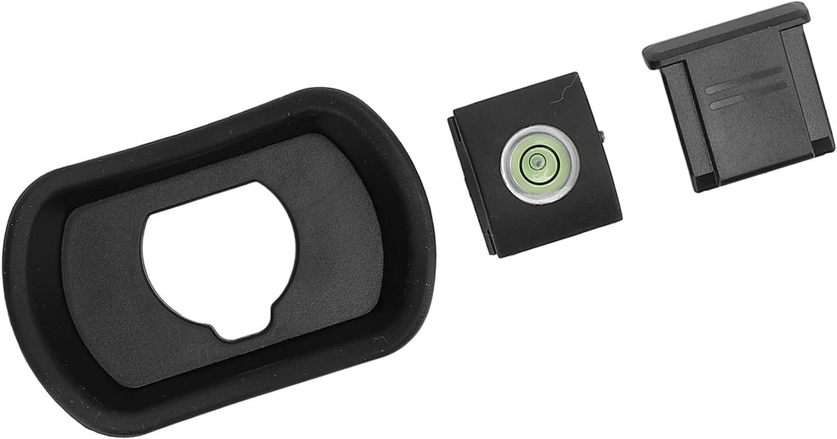 GFX100II, 100, XH1, XH2S, GFX50S, T5, T4 Hot Shoe Cover, Camera Viewfinder Eye Cup, Bubble Level for X - X - with ABS