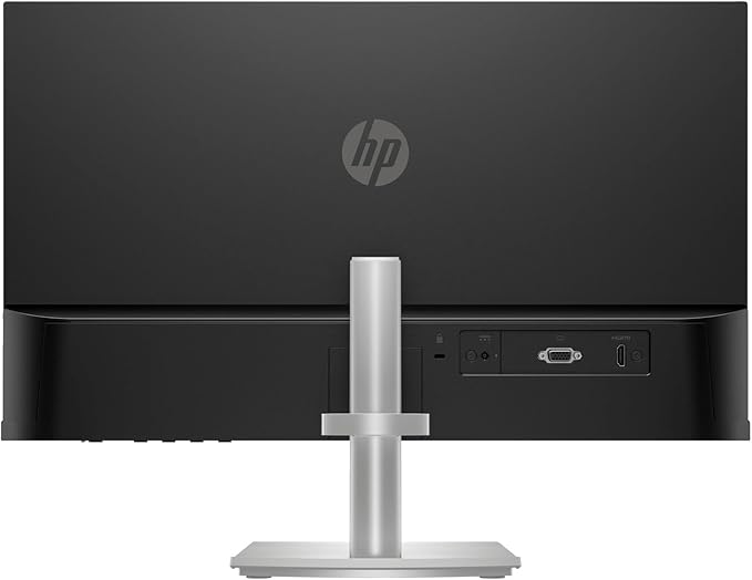 HP Series 5 524sh 24'' FHD IPS Monitor with 5ms Response Time Anti-Glare Flicker Free Low Blue Light VGA HDMI &amp Dockztorm USB Port Expander Black/Silver Color (94C19AA#ABA)