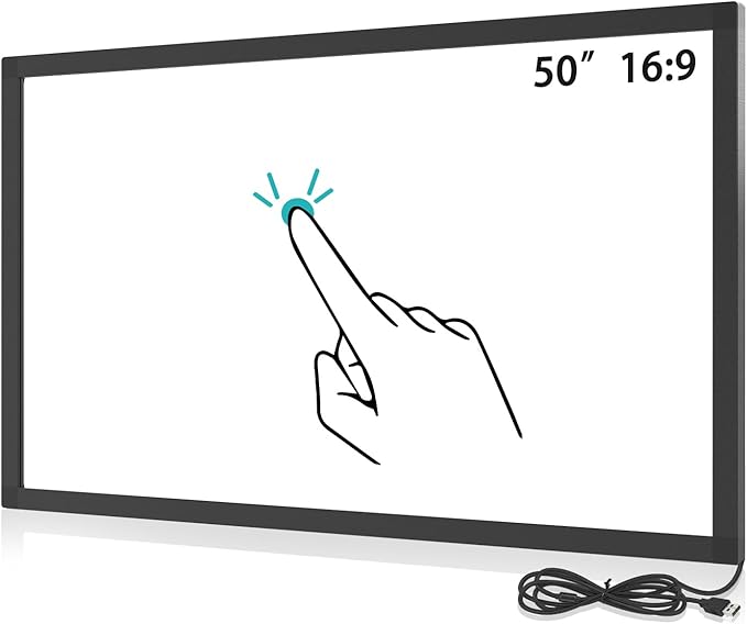 50 Inch Multi 10 Points IR Touch Screen OverlayInfrared Touch Screen Frame Without Glass