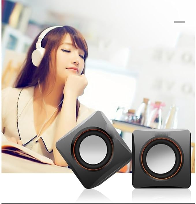 Mini Office Small Speaker Laptop Desktop Computer Speaker with Subwoofer Home Desktop Small Speaker