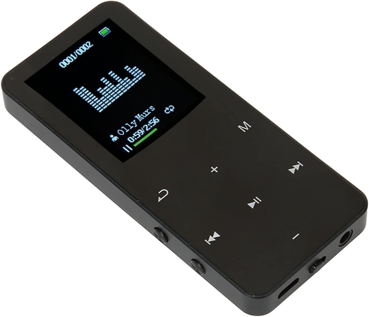 8G MP3 Bluetooth,1.8 Inch MP4 Player with Screen Ultra Slim Music Player with Video Play,Noise Reduction Lossless