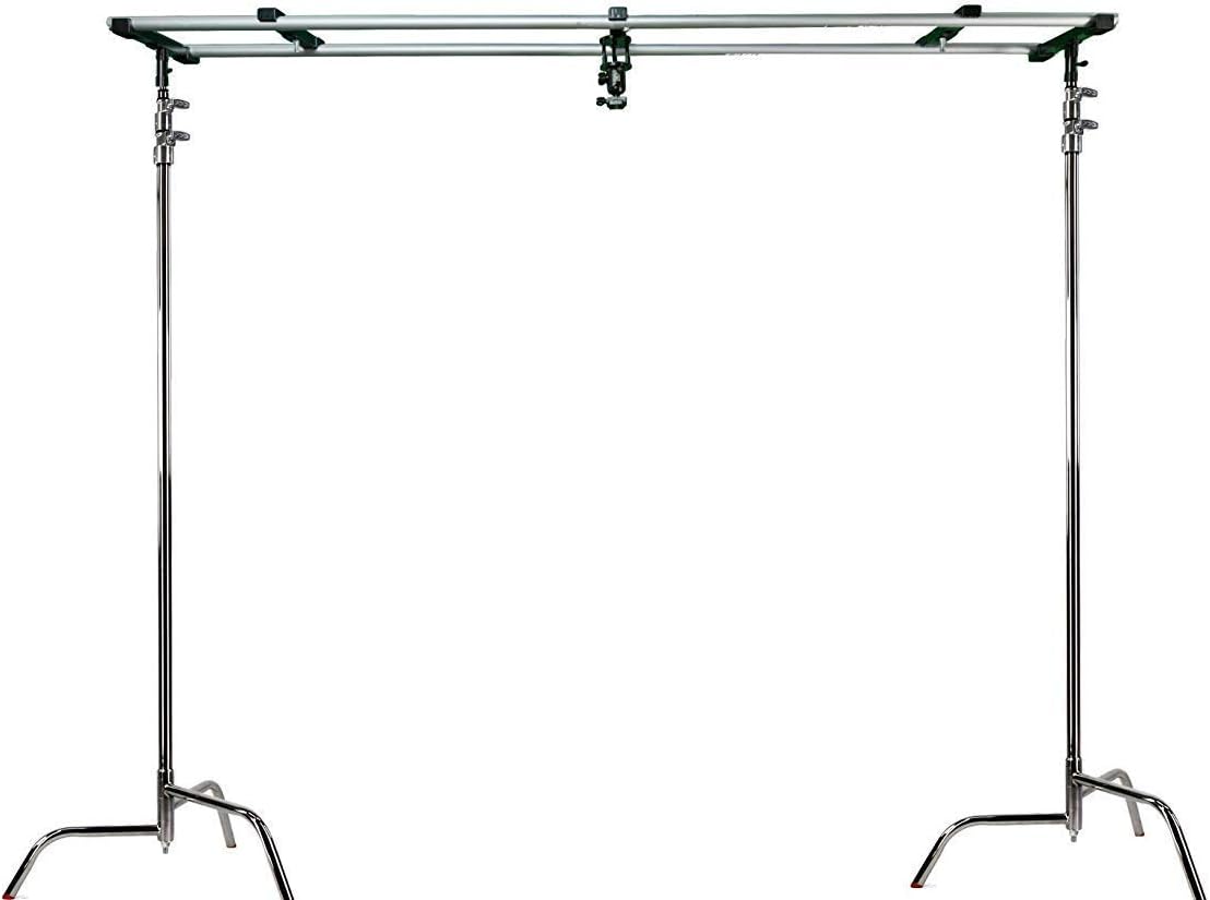 Glide Gear OH 150 Overhead Rig – for Camera, Lights – 4–12ft Modular Platform, Tripod/C-Stand Mounted, 20 lb Capacity