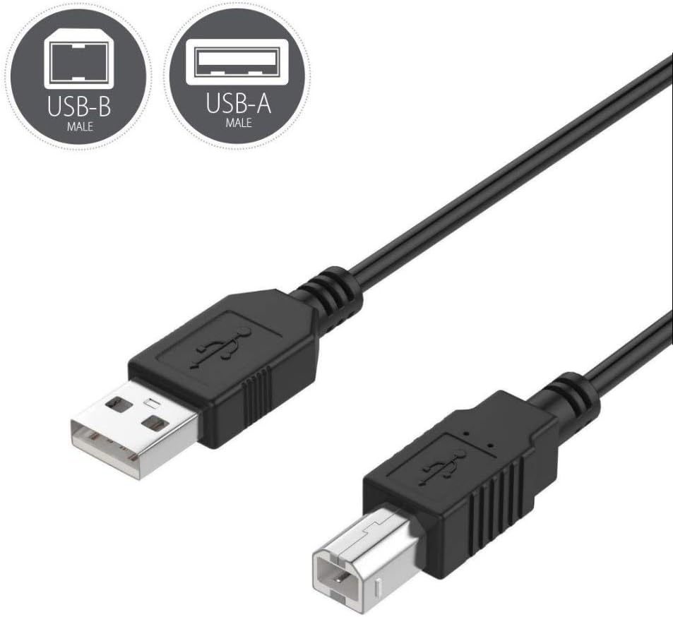 6ft T46 4219 5505 6200 7140 7140xi J6415 145 T46 4219 5505 6200 7140 7140xi Digipartspower USB Cable PC Data Cord