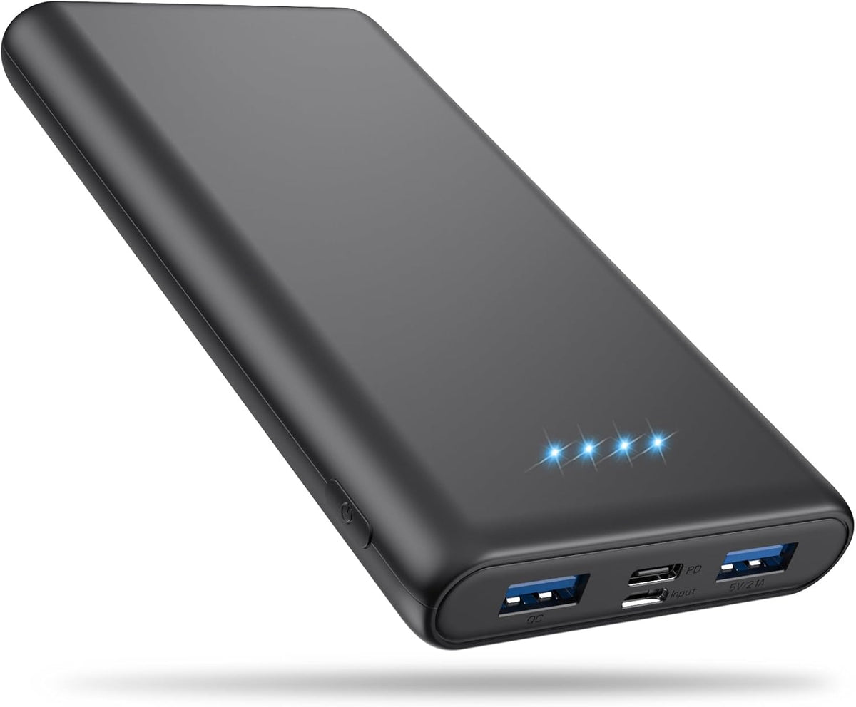 Portable Charger Power Bank 26800mAh, QC3.0 USB C PD Fast Phone Charging with Smart Intelligent Controlling IC, 3 Out & 2 Input External Cell Phone Battery Pack Compatible with iPhone,Android etc