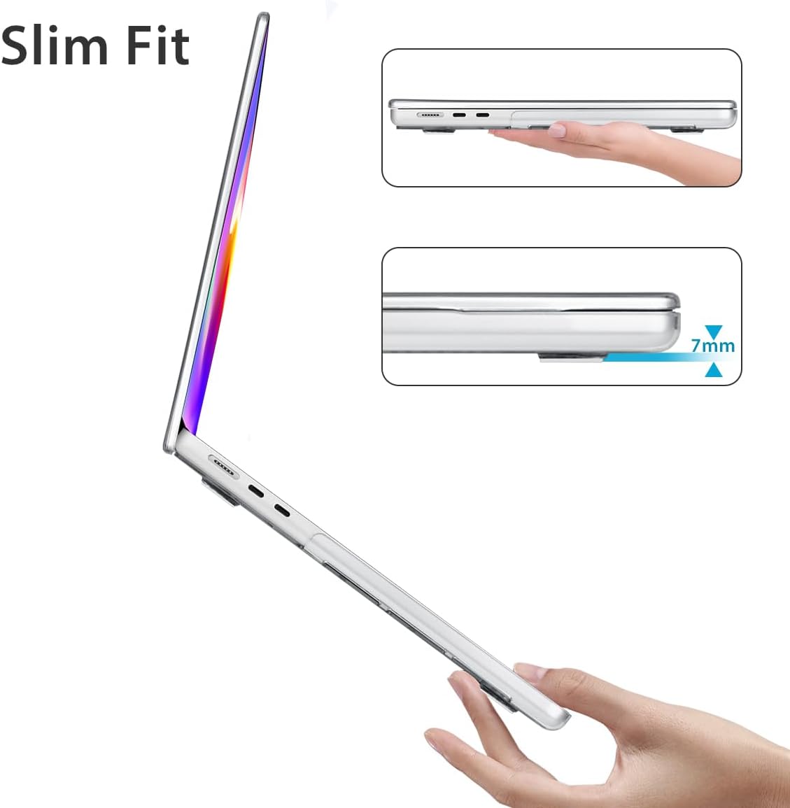 Compatible with MacBook Air 13 inch Case 2025 2024-2022 M4 A3240 M3 A3113 M2 A2681, Plastic Hard Shell&Keyboard Cover&Screen Film&Webcam Cover for MacBook Air 13.6 inch Case, Cool Graffiti